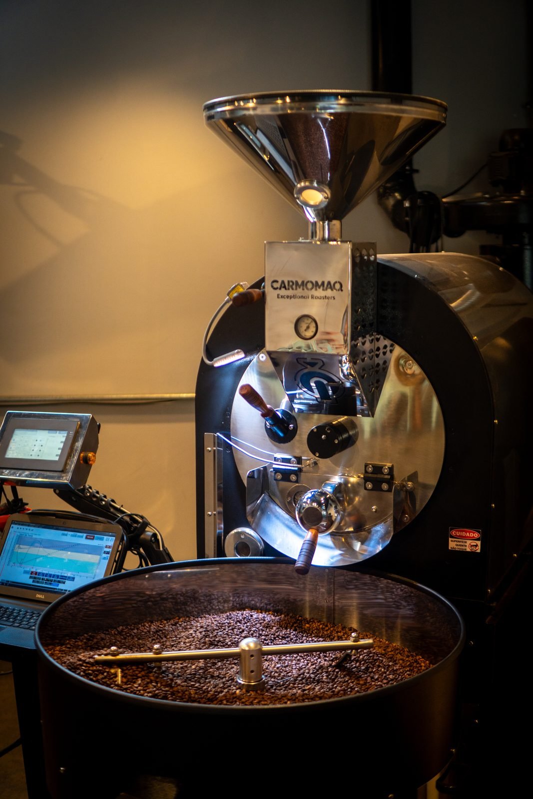 Torrador Carmomaq em operação